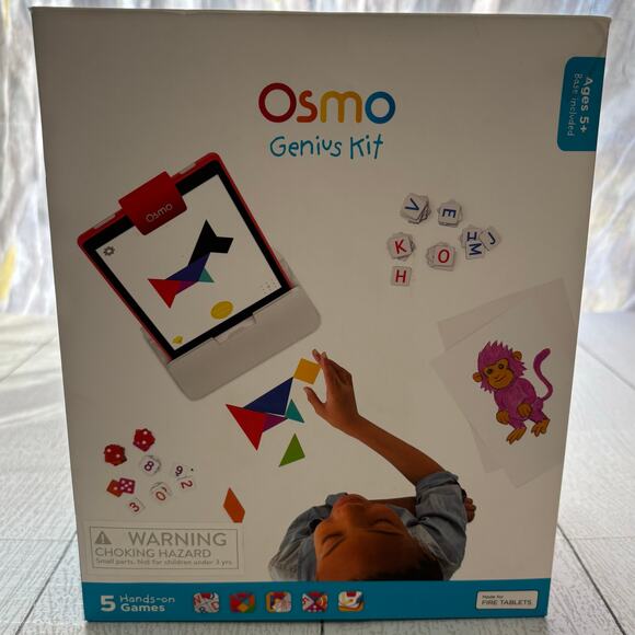 Osmo Genius Kit Fire Tablet Base and 5 Hands-on Games - Picture 2 of 16